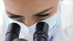 Focused on scientific discovery Stock Footage