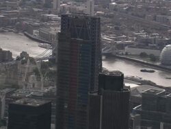 Revealing The City From Tower Bridge Stock Footage