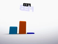 Growing Graphic Chart Months Color Stock Footage