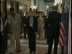 WRAP Bill and Hillary Clinton meet Israeli officials News Clip