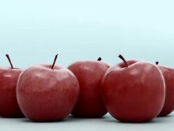 Animated Apples Stock Footage