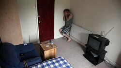 Withdrawal of a drug addict Stock Footage