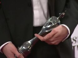 Janet Street Porter, Benjamin Grosvenor at Classic BRIT Awards at Royal Albert Hall on October 2, 2012 in London, England (Footage by WireImage Video/Getty Images Entertainment Video) Stock Footage