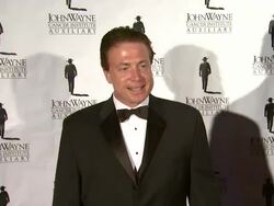 Frank Mottek at John Wayne Cancer Institute 27th A Stock Footage