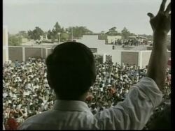 Audio tape released from Fujimori on exile in Japan. News Clip