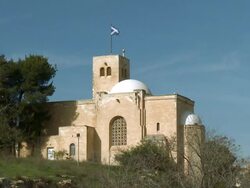 St Andrew's Church, Jerusalem, Israel Stock Footage