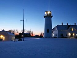 Chatham Lighthouse Stock Footage