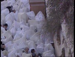 ISRAEL: JERUSALEM : FESTIVAL OF SUKKOT News Clip