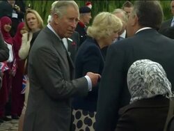 Prince Charles and Camilla in Bow News Clip