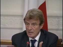 French FM meets Egyptian FM; Kouchner presser News Clip