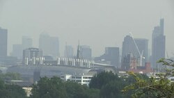 Stock Shots London Skyline and Smog News Clip