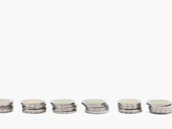 Coins Piling Up Stock Footage
