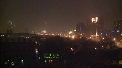 CLEAN : The streets of Beijing erupt with Chinese new year fireworks News Clip