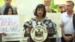 Rally in Central Park Against Mark David Chapman's Parole News Clip