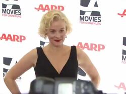 Penelope Ann Miller at the AARP The Magazine's 10th Annual Movies For Grownups Awards at Beverly Hills CA. (Footage by WireImage Video/GettyImages) Stock Footage