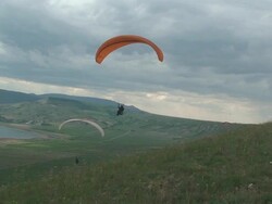 Paragliding Stock Footage