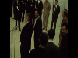 SYND 14-6-72 IRAQI MINISTER HUSSEIN IN PARIS FOR OIL NATIONALISATION TALKS News Clip