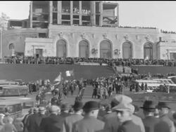 Thousands visit Saint Joseph's shrine Stock Footage