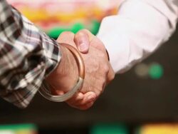 Truck driver buying a new truck, Ballabgarh, Haryana, India Stock Footage