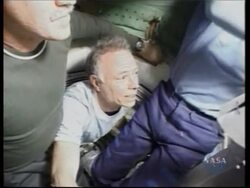 Space Tourist prepares to leave ISS for home Instructional Video