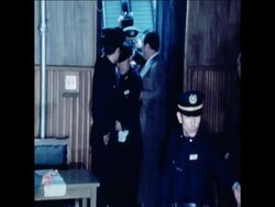 SYND 8 10 74 TRIAL BEGINS OF MAN ACCUSED OF KILLING WIFE OF PRESIDENT News Clip