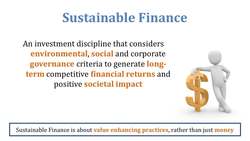 Introduction to Sustainable Finance Instructional Video