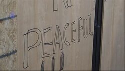 Local businesses in Ferguson, Missouri board up windows and store fronts in preparation for possible protests and demonstrations following a grand jury's final decision on the shooting case of 18-year old Michael Brown. (Nov. 18) Instructional Video