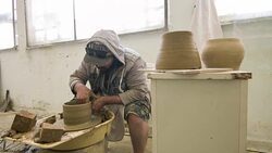 Pottery and Artist Stock Footage