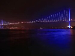 HD:Bosphorus Bridge. Stock Footage