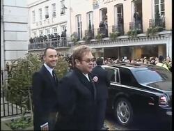 Elton John and partner arrive for civil partnership ceremony News Clip