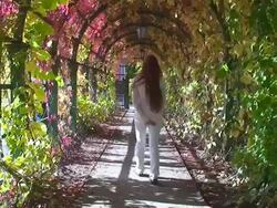 Girl Walking Stock Footage