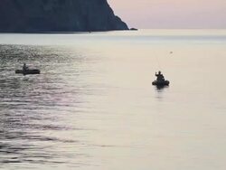 morning fishing Stock Footage