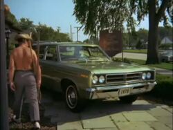 1970 AMC Rebel SST station wagon montage Stock Footage