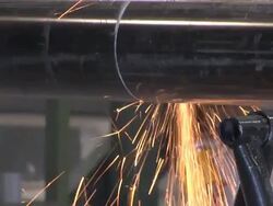 Pipe Cutter Stock Footage