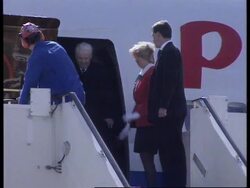 GERMANY: RUSSIAN PRESIDENT BORIS YELTSIN ARRIVES FOR MINI SUMMIT News Clip