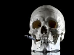 HD Super Slow-Mo: Ash Falling Off The Cigarette Stock Footage