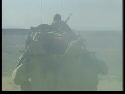 VOICE: US Marines in Kandahar test their firepower after living in the desert News Clip