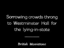 Sorrowing Crowds Throng to Westminster Hall for the Lying In State News Clip