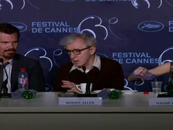 INTERVIEW: Woody Allen on what its like to get older and advising the audience to avoid getting old and that there is no romantic aspect to it  Stock Footage