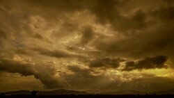 Moving clouds Timelapse Stock Footage