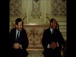 SYND 5-2-73 LEADERS OF EGYPT AND SYRIA HAVE A CONFERENCE News Clip