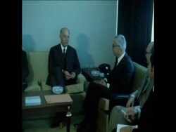SYND 18-07-71 PIERRE HARMEL VISITS AMMAN IN JORDAN News Clip