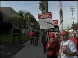 Carson Daly's 'Last Call' was taping Thursday at NBC's Burbank, California studios. The show will air Monday, despite the ongoing writer's strike News Clip