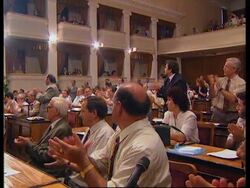 ALBANIA: TIRANA: NEW SOCIALIST-LED GOVERNMENT IS SWORN IN News Clip