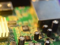HD:PCB Board computer chip Stock Footage