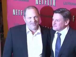 Harvey Weinstein, Ted Sarandos at North American Premiere Of Lilyhammer, A Netflix Original Series Stock Footage