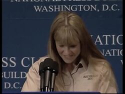 Steve Irwin's wife and daughter address National Press Club News Clip
