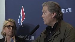 CLEAN : Bannon tells French far right: history is on our side News Clip