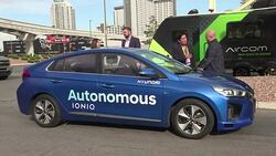 CLEAN : CES 2017: Hyundai unveils its self driving car News Clip