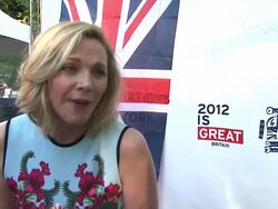 EVENT CAPSULE CLEAN: Central Park Celebrates Queen Elizabeth II's Diamond Jubilee With The Great British Run on 31 May Stock Footage